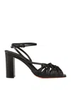 Santoni Sandals In Black