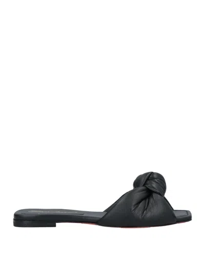 Santoni Sandals In Black