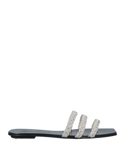 Santoni Sandals In Black