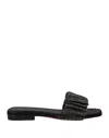 Santoni Sandals In Black