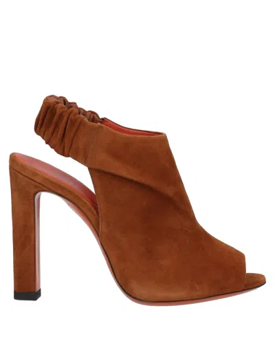 Santoni Sandals In Brown