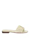 Santoni Sandals In Yellow
