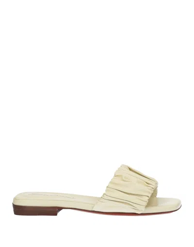Santoni Sandals In Yellow