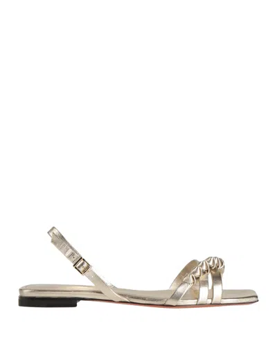 Santoni Sandals In Grey