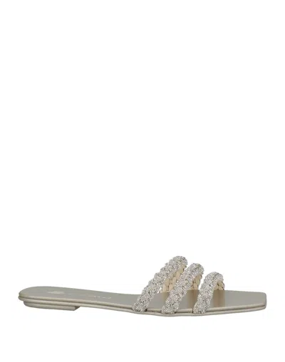 Santoni Sandals In Silver