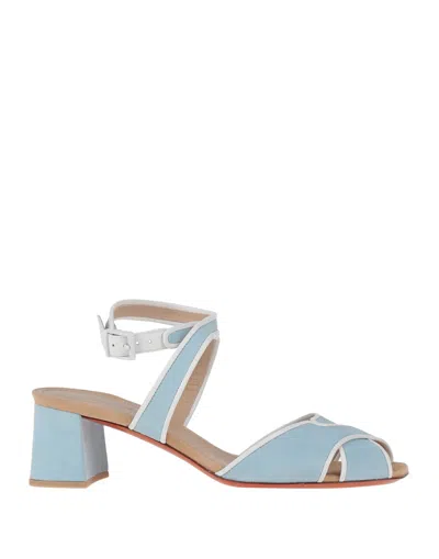 Santoni Sandals In Blue