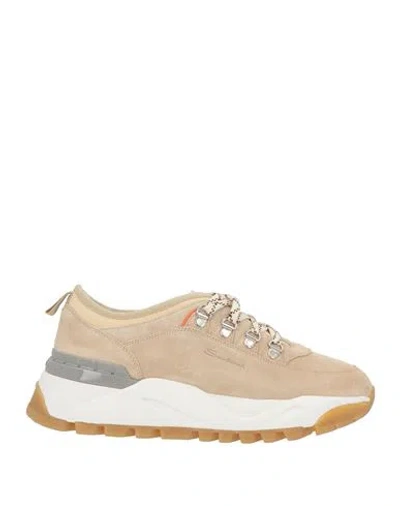 Santoni Woman Sneakers Blush Size 8 Leather In Pink