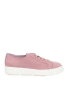 Santoni Woman Sneakers Mauve Size 8 Leather In Purple