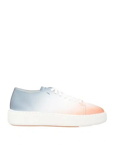 Santoni Woman Sneakers Pink Size 8 Leather