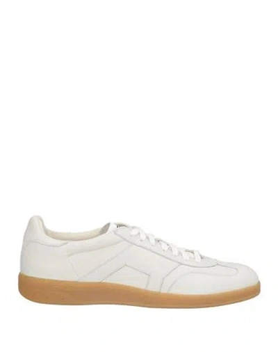 Santoni Woman Sneakers White Size 6 Leather