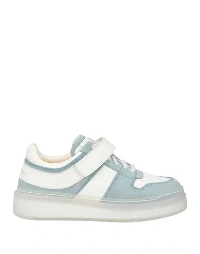 Santoni Woman Sneakers White Size 6.5 Leather