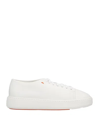 Santoni Sneakers In White