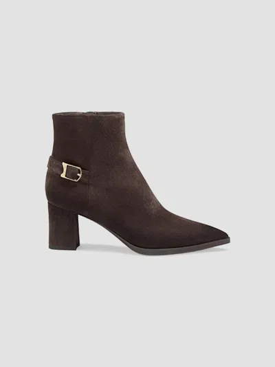Santoni Women's 65mm Suede Boots In Multi