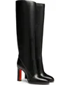 Santoni 95mm Leather Boots In Black