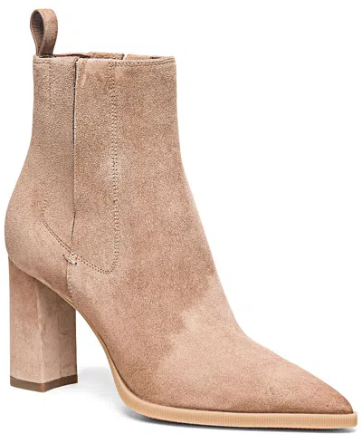 SANTONI WOMEN'S ESTELLE SUEDE RUBBER SOLE BOOTIE