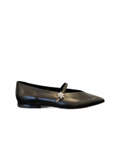 Santoni Women's Flats Shoes In Black