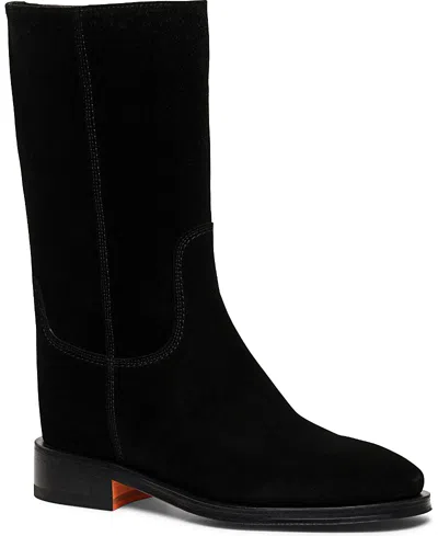 Santoni Women's Fleeces Suede Boot