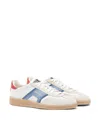 Santoni Women's Leather And Suede Dbs Oly Sneakers In Multi