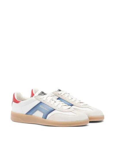 Santoni Women's Leather And Suede Dbs Oly Sneakers In Multi