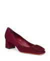 Santoni Women's Suede Low-heel Pump