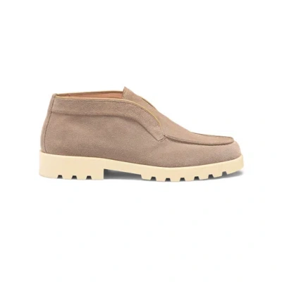Santoni Round Head Low-cut Casual Shoes In Grey