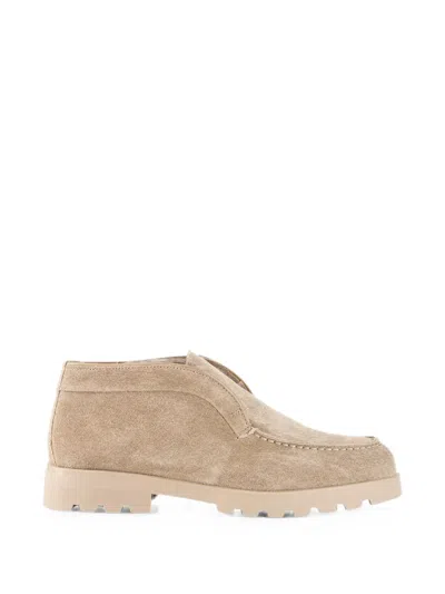 Santoni Yalta Suede Desert Boots In Multi