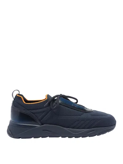 Santoni Blue Groove Sneakers