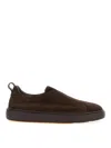 Santoni Victory Sneakers In Brown