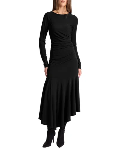 Santorelli Abigail Hi-lo Dress In Black