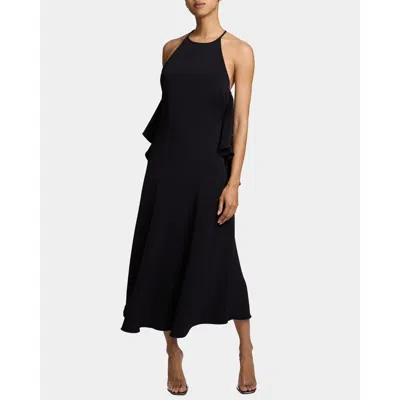 Santorelli Alessia Sleeveless Ruffled Midi Dress