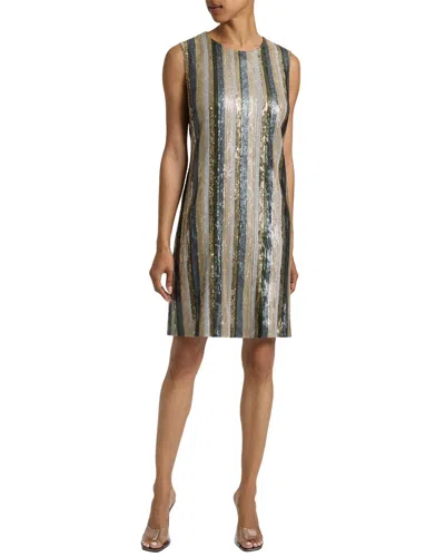 Santorelli Aretha Shift Dress In Multi