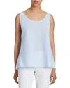 Santorelli Ari Tie-strap Cotton Chambray Tank