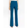 Santorelli Flare-leg Techno Crepe Pants In Aquamarine