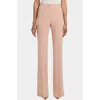 Santorelli Beth Soft Stretch Crepe Mid-rise Flared Pant In Pink