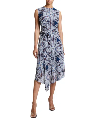 Santorelli Cecilia Midi Dress In Multi