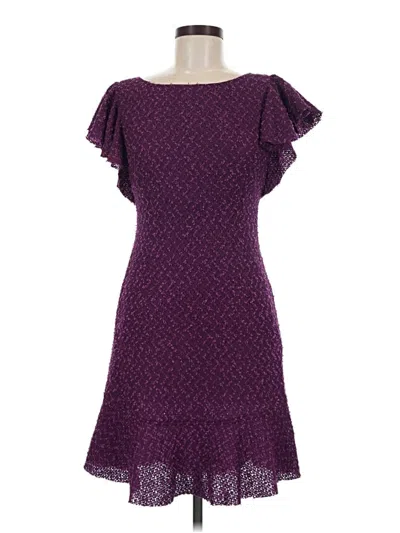Pre-owned Santorelli Cocktail Dress In Purple