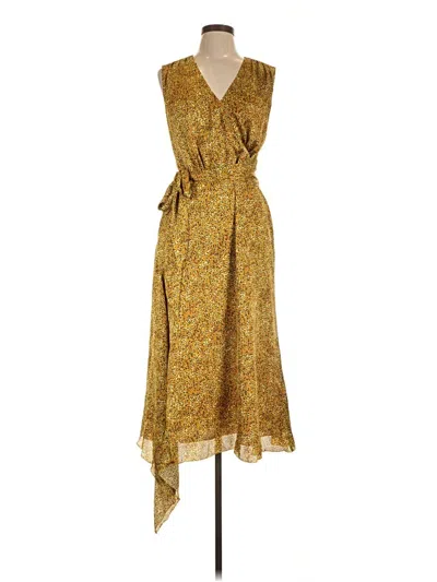 Santorelli Cocktail Dress In Yellow