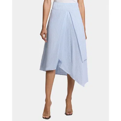 Santorelli Deb Multi-panel Asymmetric Midi Skirt