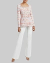 Santorelli Elara Double-breasted Jacket In Shell