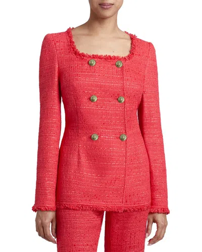 SANTORELLI ELARA TWEED DOUBLE-BREASTED JACKET