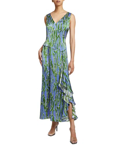 Santorelli Emerson V-neck Midi Dress