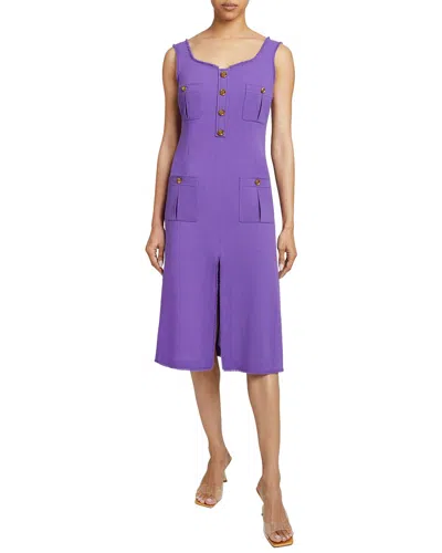 Santorelli Fanny A-line Dress In Purple