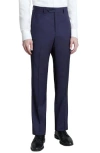 Santorelli Roma Broken Screen Regular Fit Dress Pants In Midnight