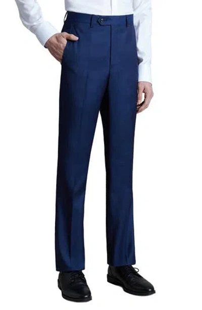 SANTORELLI SANTORELLI HERRINGBONE WOOL PANTS