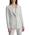 Santorelli Jess Crepe Single Button Jacket In Neutral