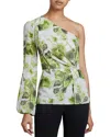 Santorelli Julia One-shoulder Blouse
