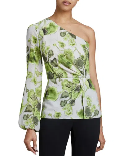 Santorelli Julia One-shoulder Blouse In Pink