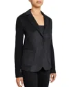 Santorelli Knit Blazer In Black