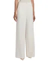 Santorelli Lily Soft Stretch Crepe Wide Leg Pant In Brown