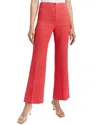Santorelli Liza Ankle Flared Pant In Red